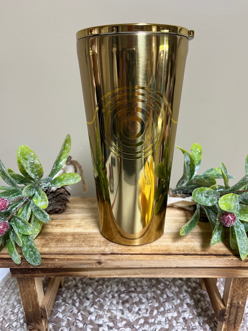 Star Wars Corksickle 16oz Stainless Steel Gold Travel Tumbler C- 3PC